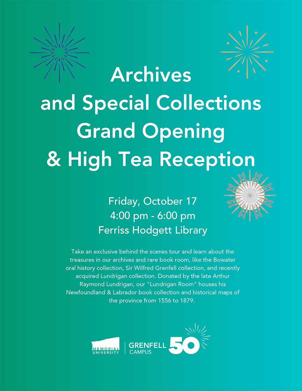 Archives and high tea